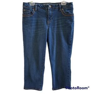 Sonoma Lifestyle Modern Fit Capri Jeans Size 10 Five-Pocket Design